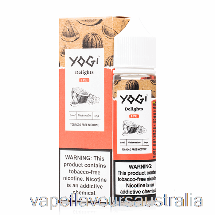 Vape Nicotine Australia Watermelon Ice - Yogi Delights - 60mL 6mg